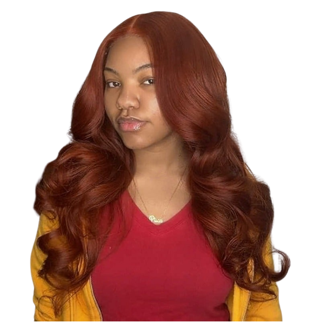 #27 Straight 13x1x4 T part Lace 4x4 Closure wigs Body Wave #33 Transpa - GlamAura