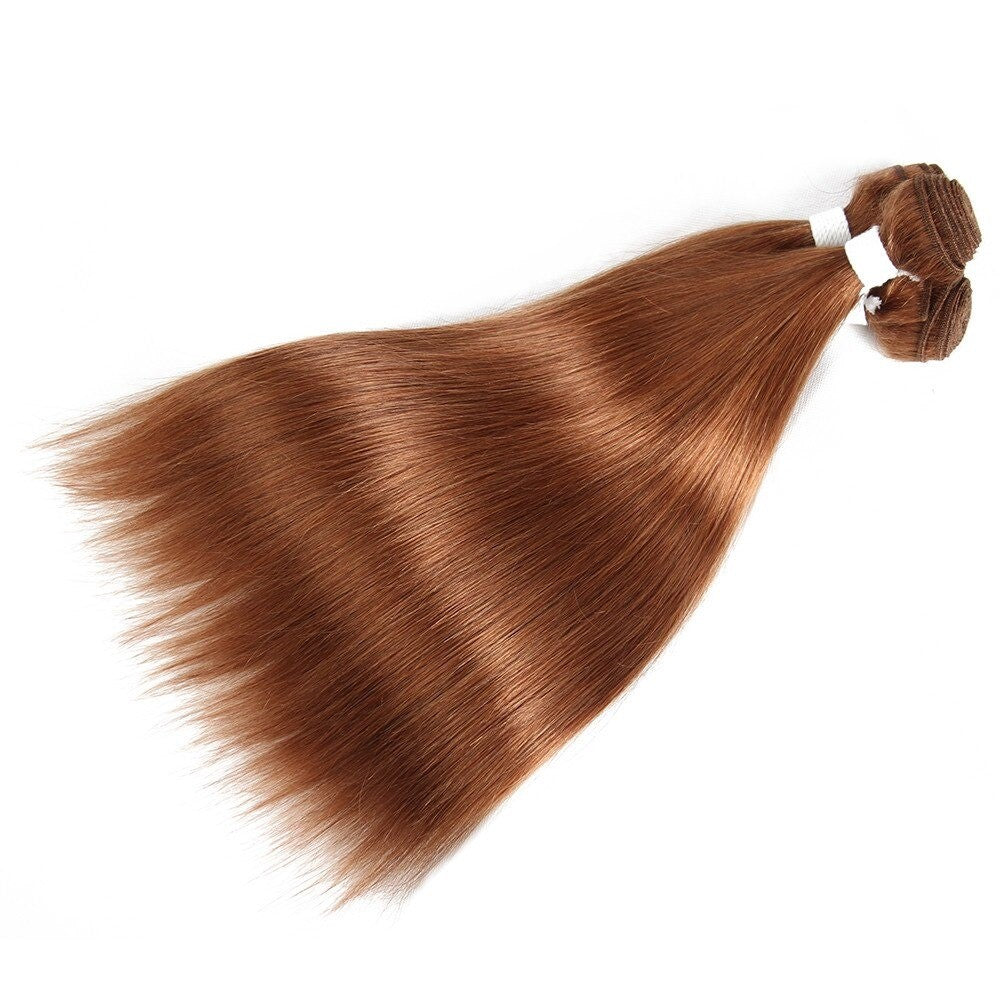 #4/30 Straight Ombre 10A Grade Body Wave #30 BUNDLES with 4x4  CLOSURE - GlamAura