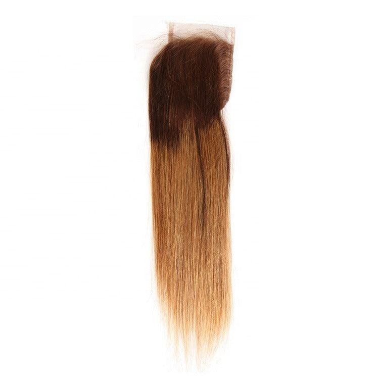 #4/30 Straight Ombre 10A Grade Body Wave #30 BUNDLES with 4x4  CLOSURE - GlamAura