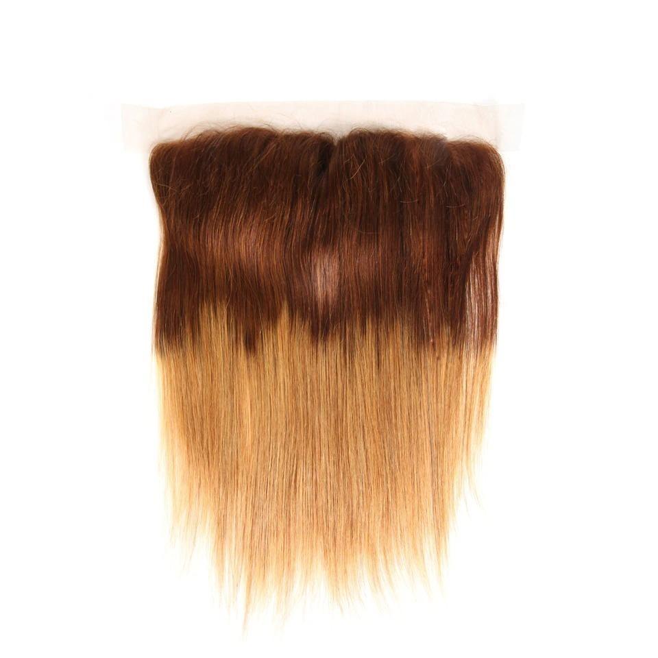 #4/30 Straight Ombre 10A Grade Body Wave #30 BUNDLES with 4x4  CLOSURE - GlamAura
