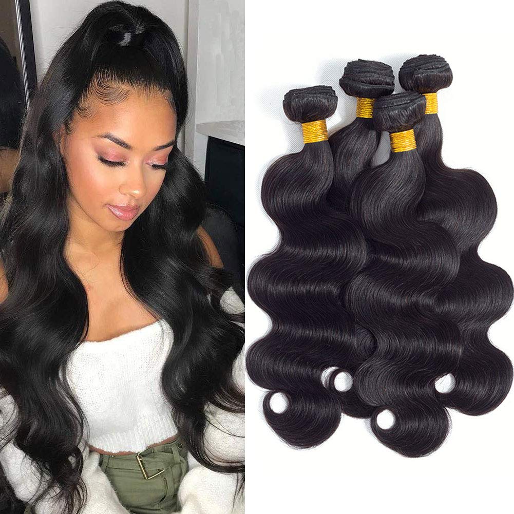 Wholesale 5/6/10/12 Bundles Brazilian Body Wave 10A Grade Human Hair B - GlamAura