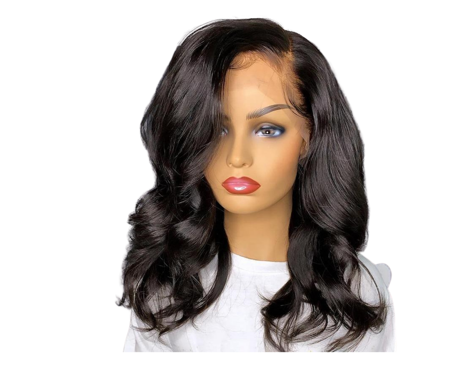 180% Density Body Wave 4x4 Short Bob 13x4 Lace Front Human Hair Wig - GlamAura