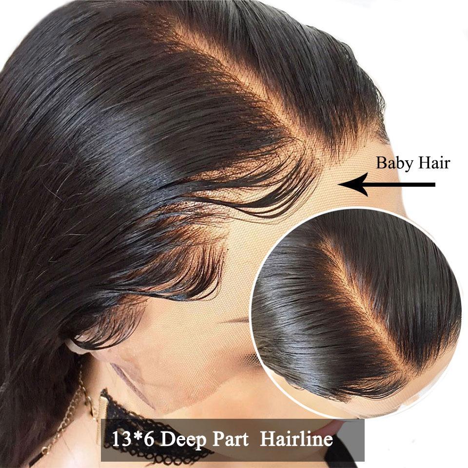 180% Density Straight 4x4 Short Bob 13x4 Lace Front Human Hair Wig - GlamAura