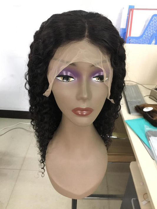 BeuMax Brazilian 13x4 Jerry Curl Lace Front Human Hair Wigs - GlamAura