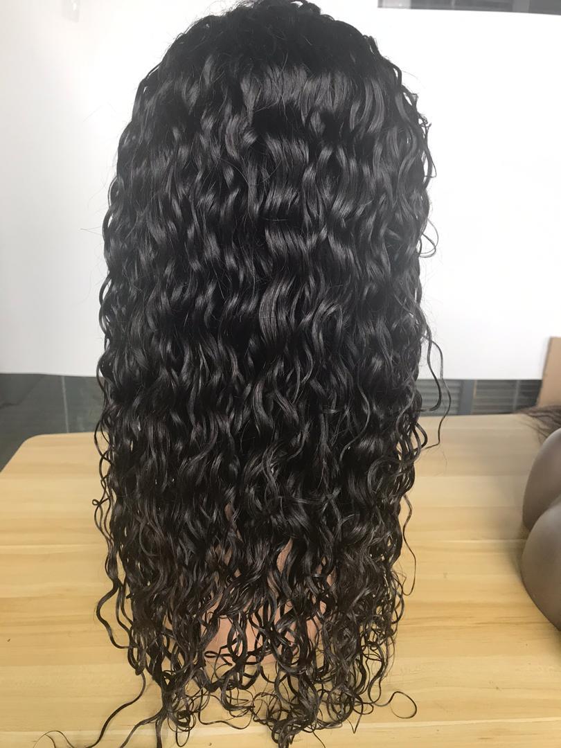 BeuMax Brazilian 13x4 water Wave Lace Front Human Hair Wigs - GlamAura