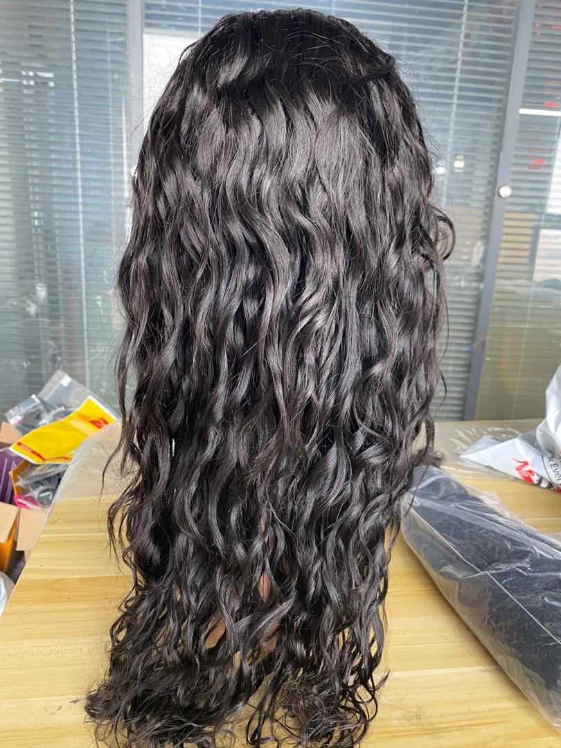 BeuMax Brazilian 13x4 water Wave Lace Front Human Hair Wigs - GlamAura