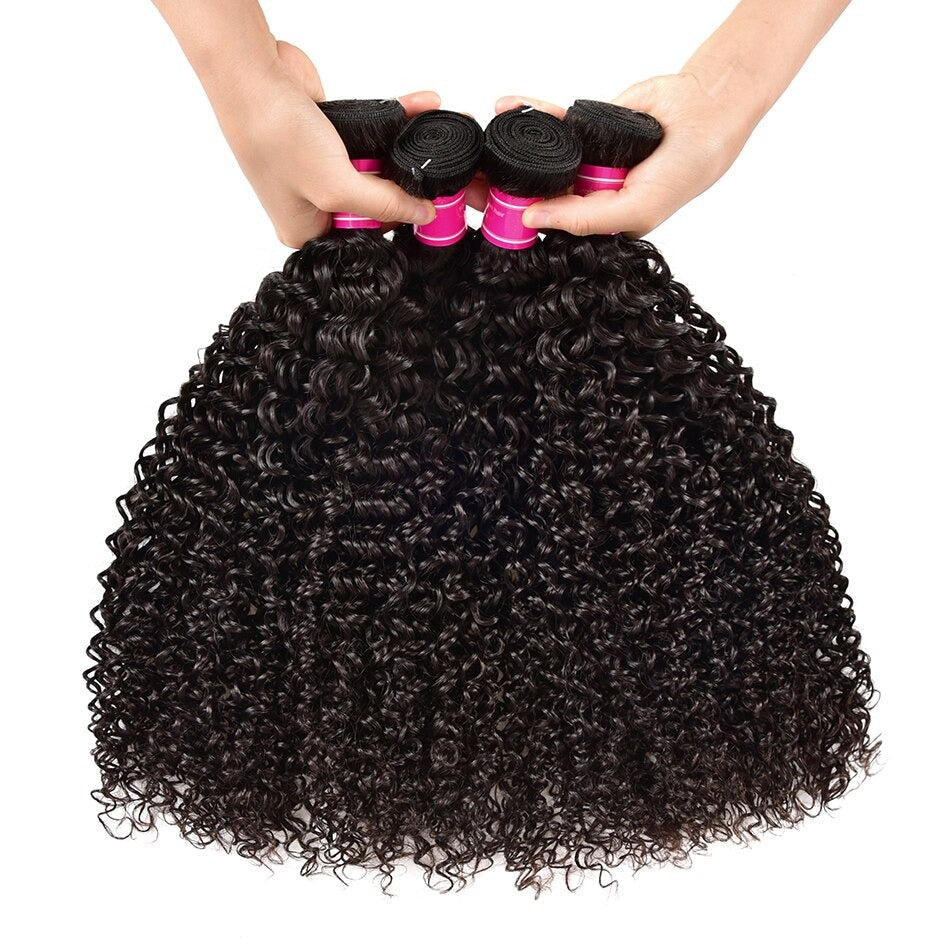 Wholesale 5/6/10/12 Bundles Brazilian Kinky Curly 10A Grade Human Hair - GlamAura