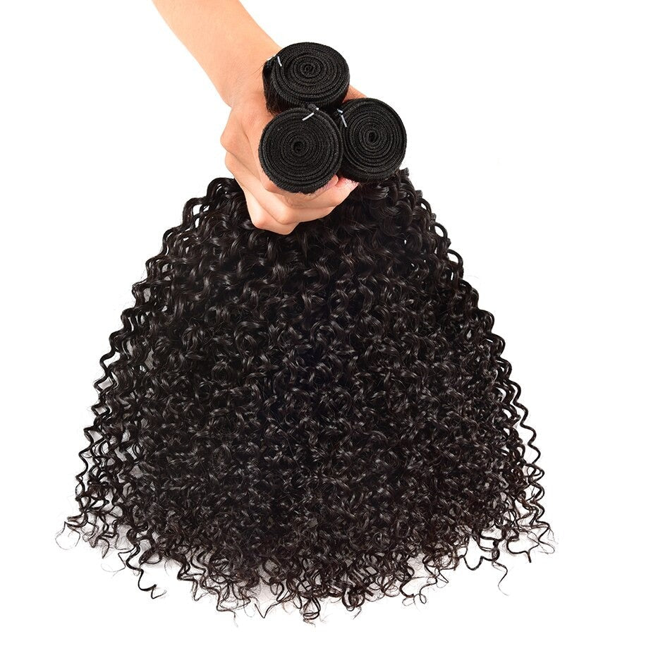 Wholesale 5/6/10/12 Bundles Brazilian Kinky Curly 10A Grade Human Hair - GlamAura