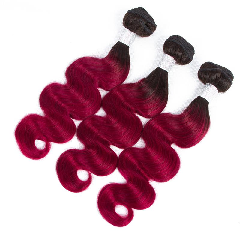 BeuMax 1B Burgundy Body Wave BUNDLES with CLOSURES & FRONTALS - GlamAura