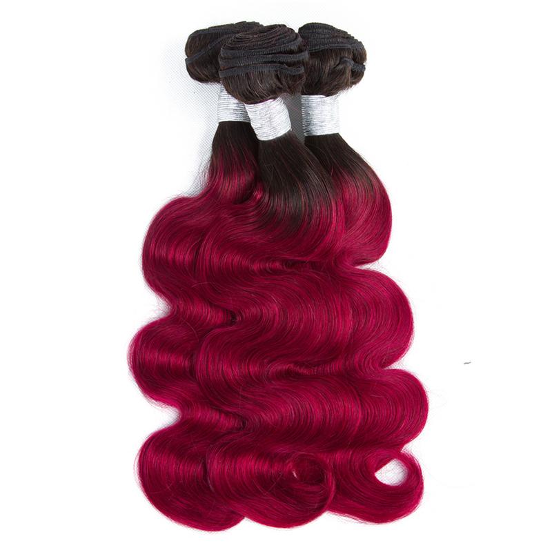 BeuMax 1B Burgundy Body Wave BUNDLES with CLOSURES & FRONTALS - GlamAura