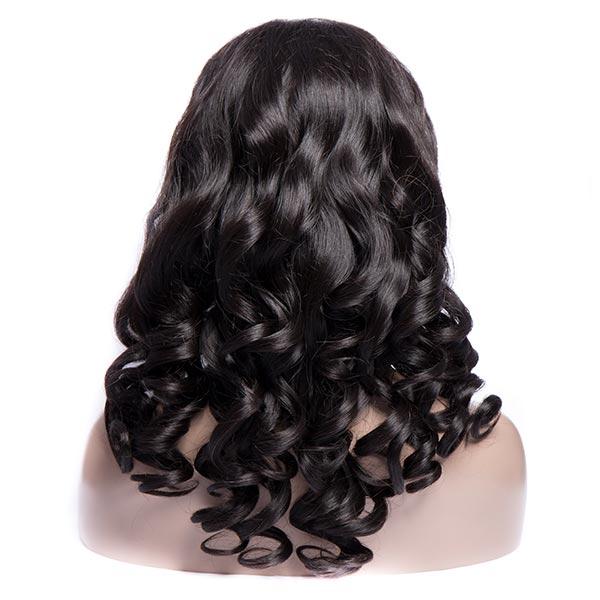 13x4 HD Transparent Lace Front Loose Wave Human Hair Wigs 200% Density - GlamAura