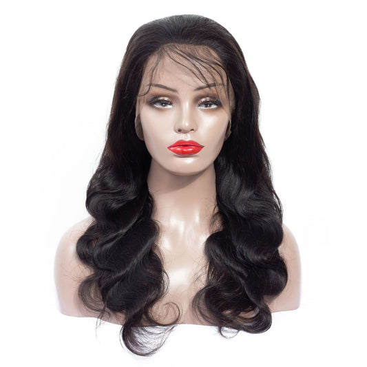 13x4 HD Transparent Lace Frontal Body Wave Human Hair Wigs 200% Densit - GlamAura