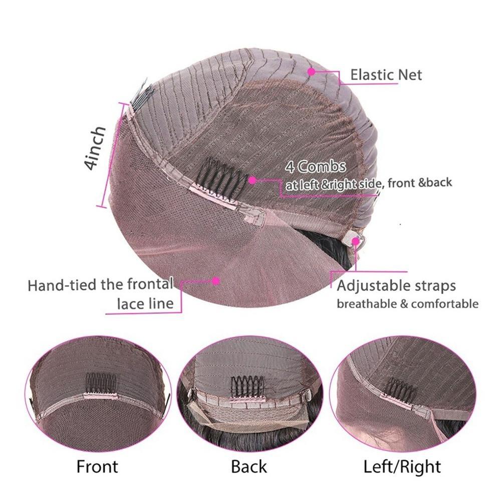 13x4 HD Transparent Lace Frontal Loose Body Wave Human Hair Wigs 180% - GlamAura