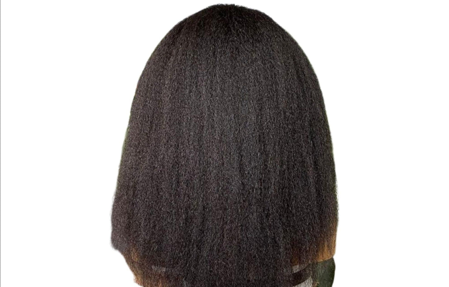 Headband Wig Kinky Straight Human Hair Scarf Wig No GLUE Easy Wear - GlamAura
