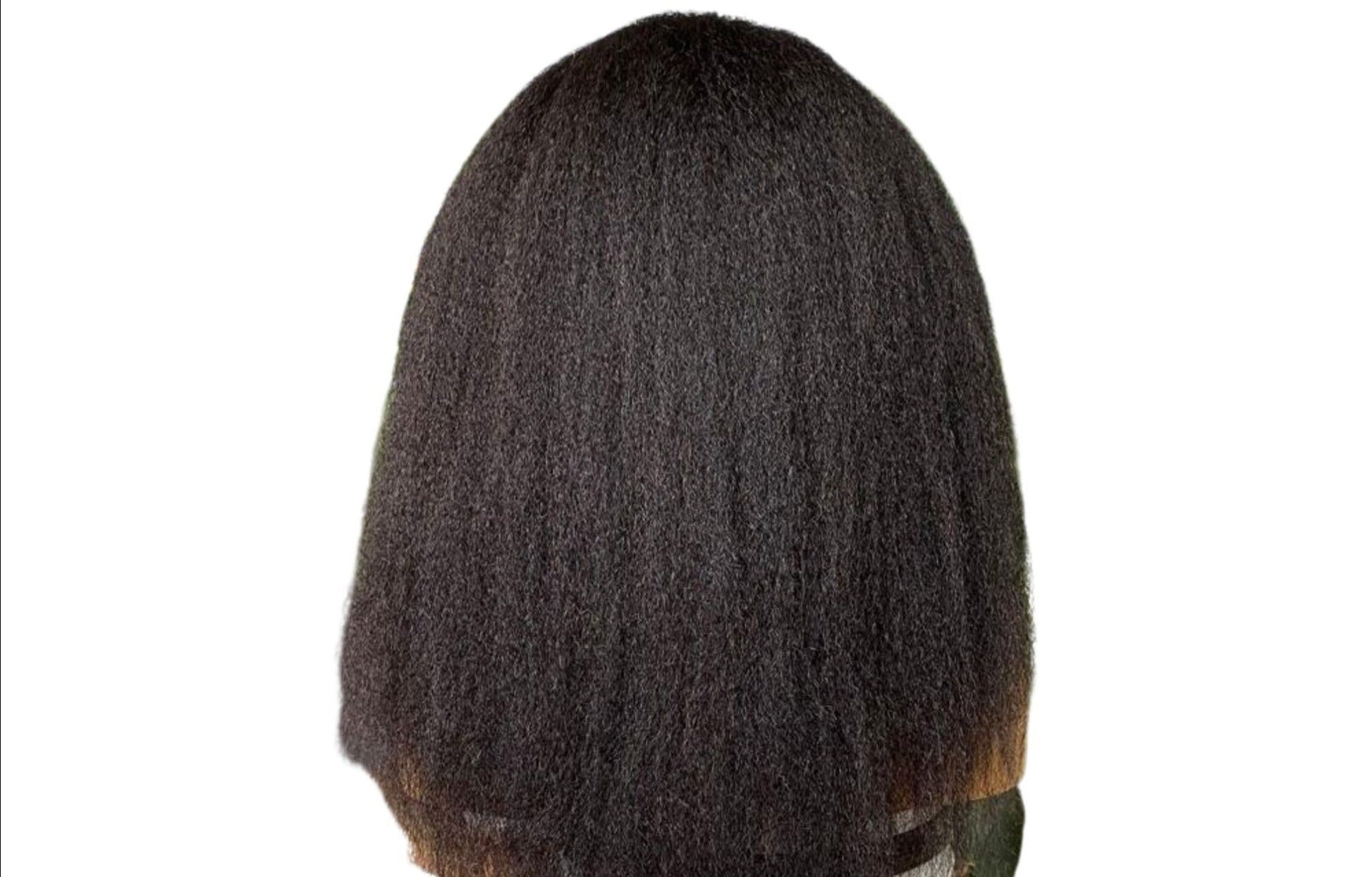 Headband Wig Kinky Straight Human Hair Scarf Wig No GLUE Easy Wear - GlamAura