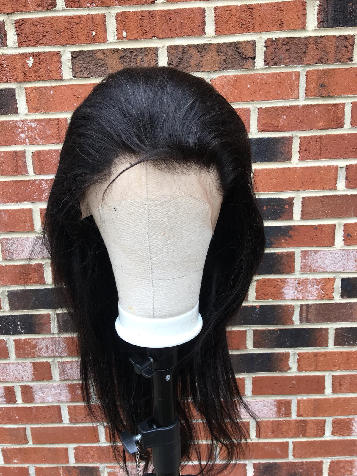 BeuMax Brazilian 13x4 Straight Lace Front Human Hair Wigs - GlamAura