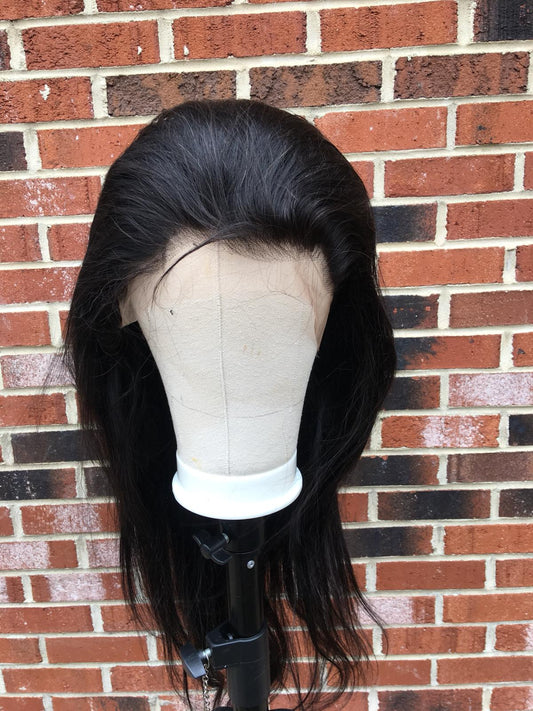 BeuMax Brazilian 13x4 Straight Lace Front Human Hair Wigs - GlamAura