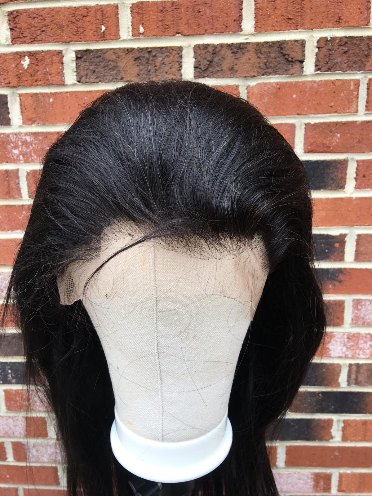BeuMax Brazilian 13x4 Straight Lace Front Human Hair Wigs - GlamAura