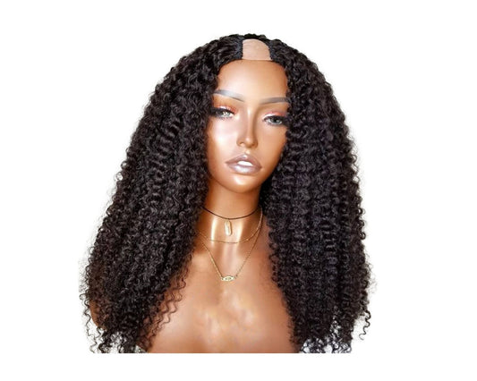 U Part Wig Deep Wave Human Hair Wigs For Black Women Brazilian Remy Ha - GlamAura