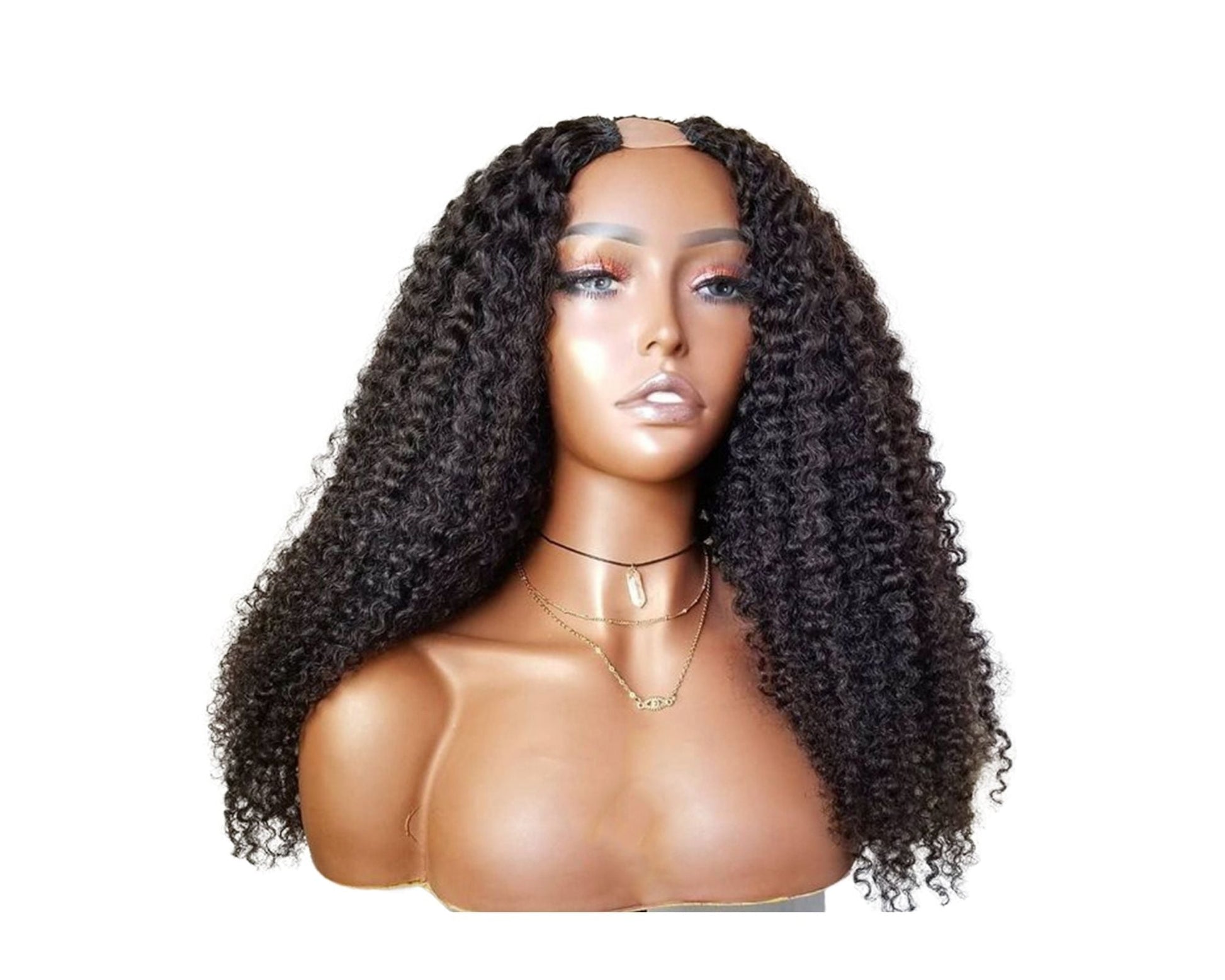 U Part Wig Deep Wave Human Hair Wigs For Black Women Brazilian Remy Ha - GlamAura