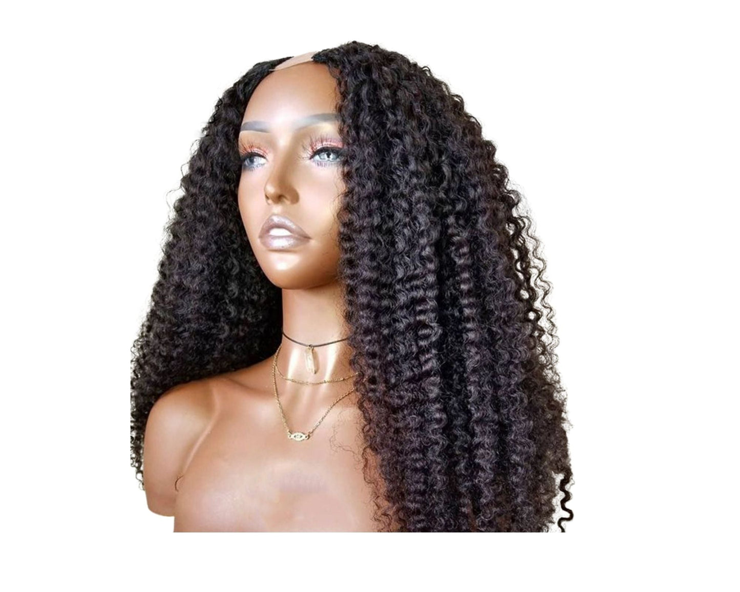 U Part Wig Deep Wave Human Hair Wigs For Black Women Brazilian Remy Ha - GlamAura
