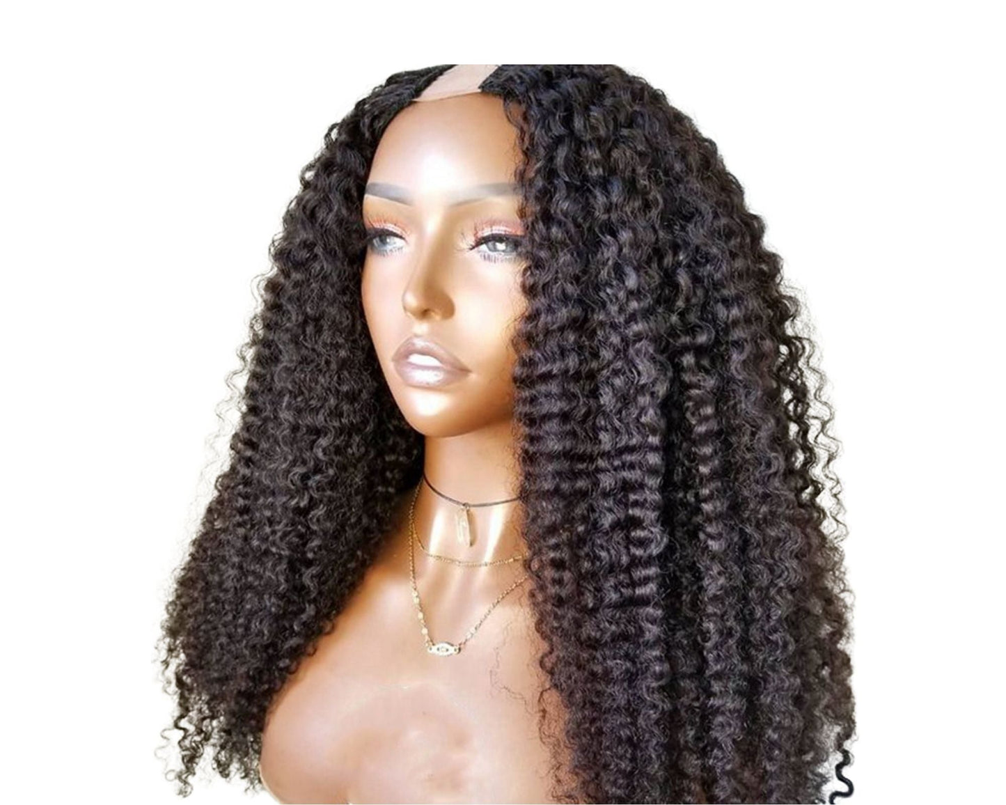 U Part Wig Deep Wave Human Hair Wigs For Black Women Brazilian Remy Ha - GlamAura