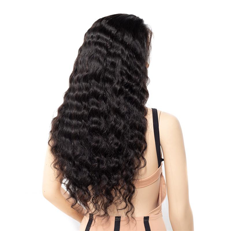 BeuMax Brazilian 13x4 Natural Wave Lace Front Human Hair Wigs - GlamAura