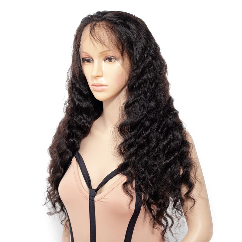 BeuMax Brazilian 13x4 Natural Wave Lace Front Human Hair Wigs - GlamAura