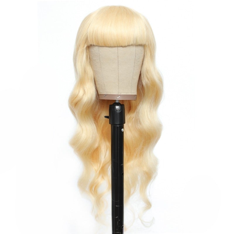 #1B/613 Body Wave 180% Density #613 Wig with Bang 200% Density Human H - GlamAura