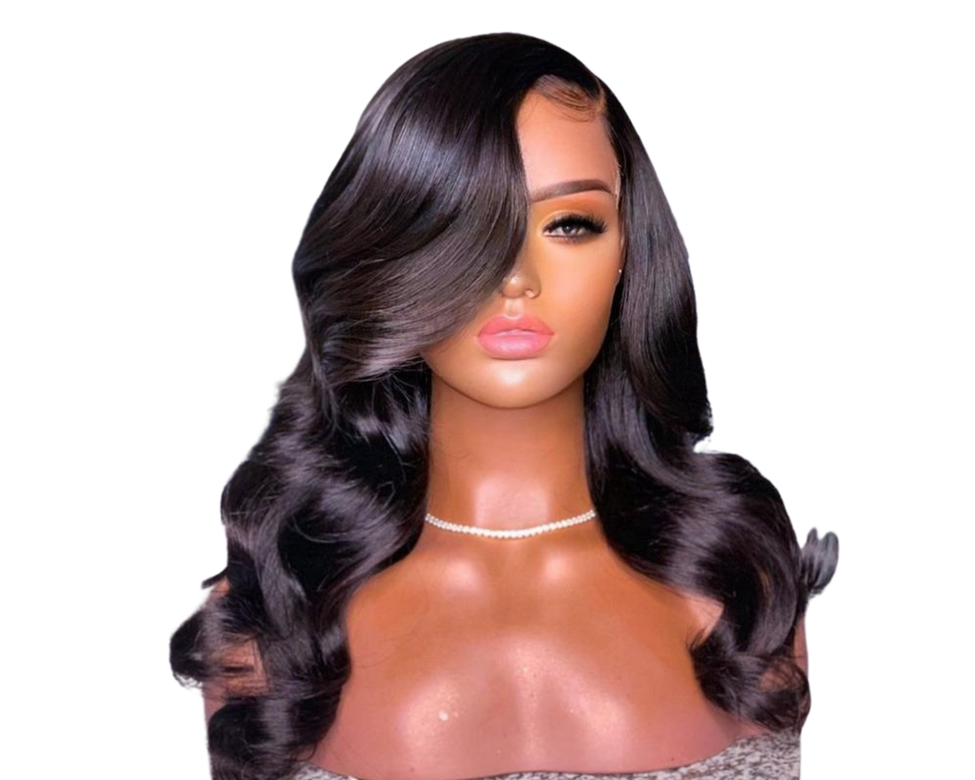 180% Density Full 4x4 Closure Wig Transparent Lace Front Body Wave Hum - GlamAura