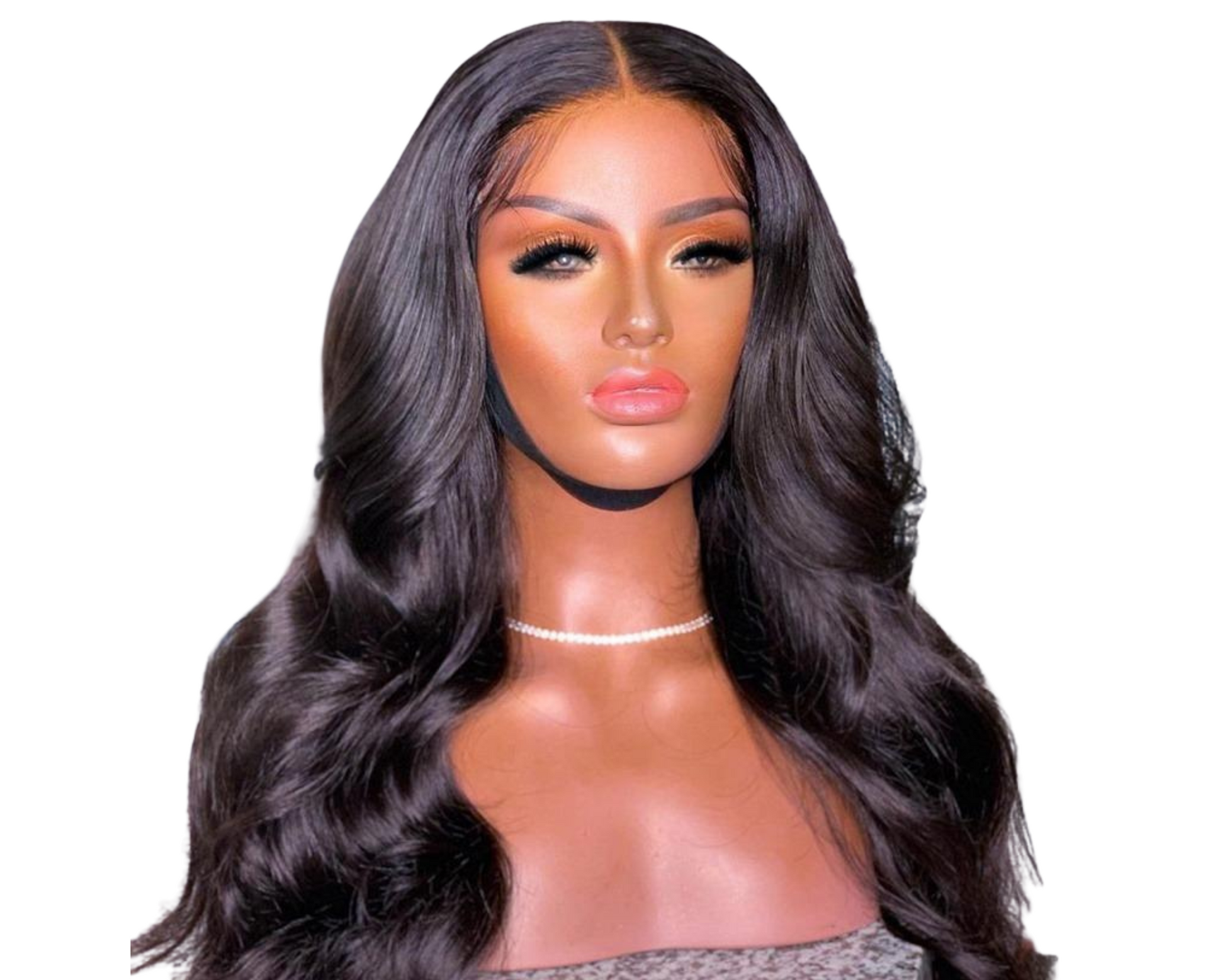 180% Density Full 4x4 Closure Wig Transparent Lace Front Body Wave Hum - GlamAura