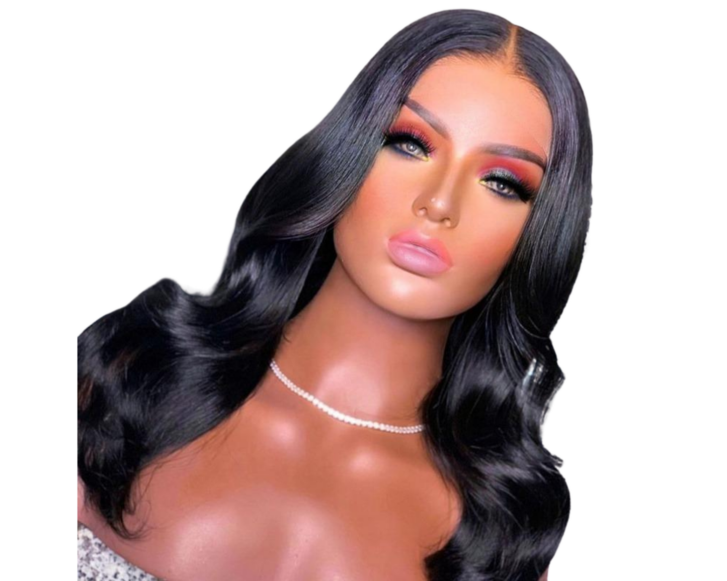 180% Density Full 4x4 Closure Wig Transparent Lace Front Body Wave Hum - GlamAura