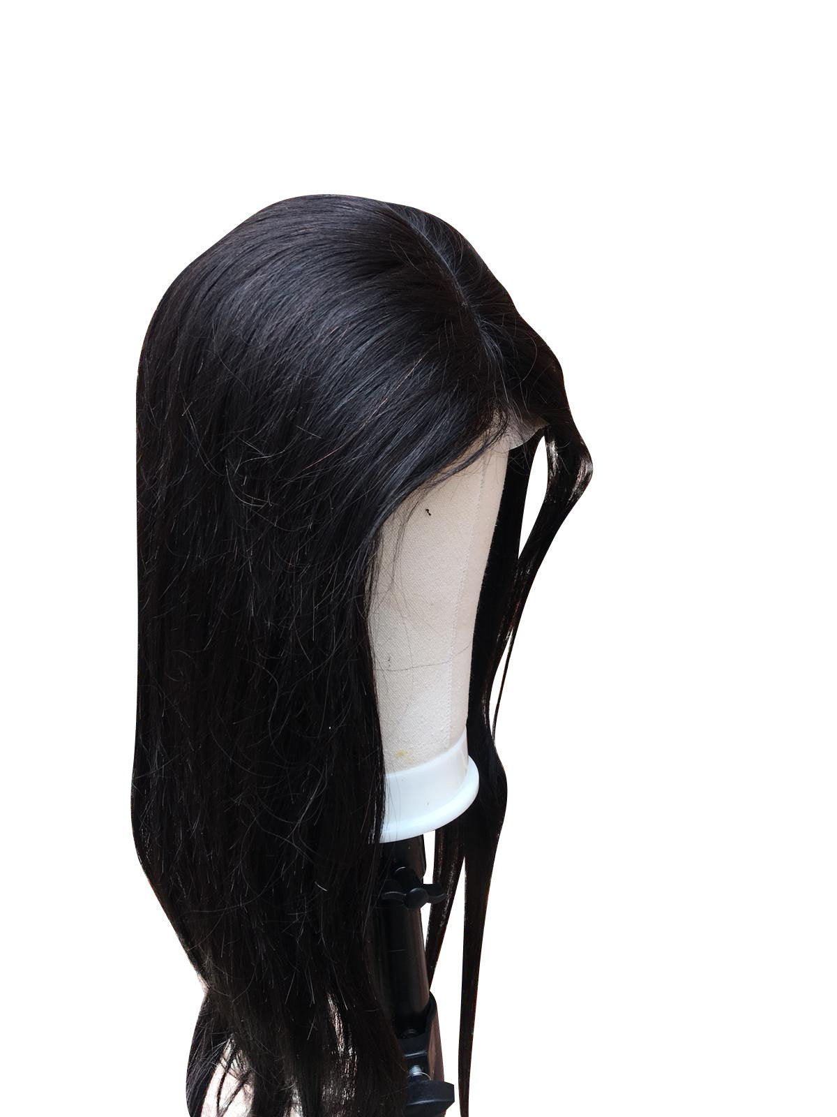 180% Density Full 2x6 Transparent Lace Front Straight Human Hair Wigs - GlamAura