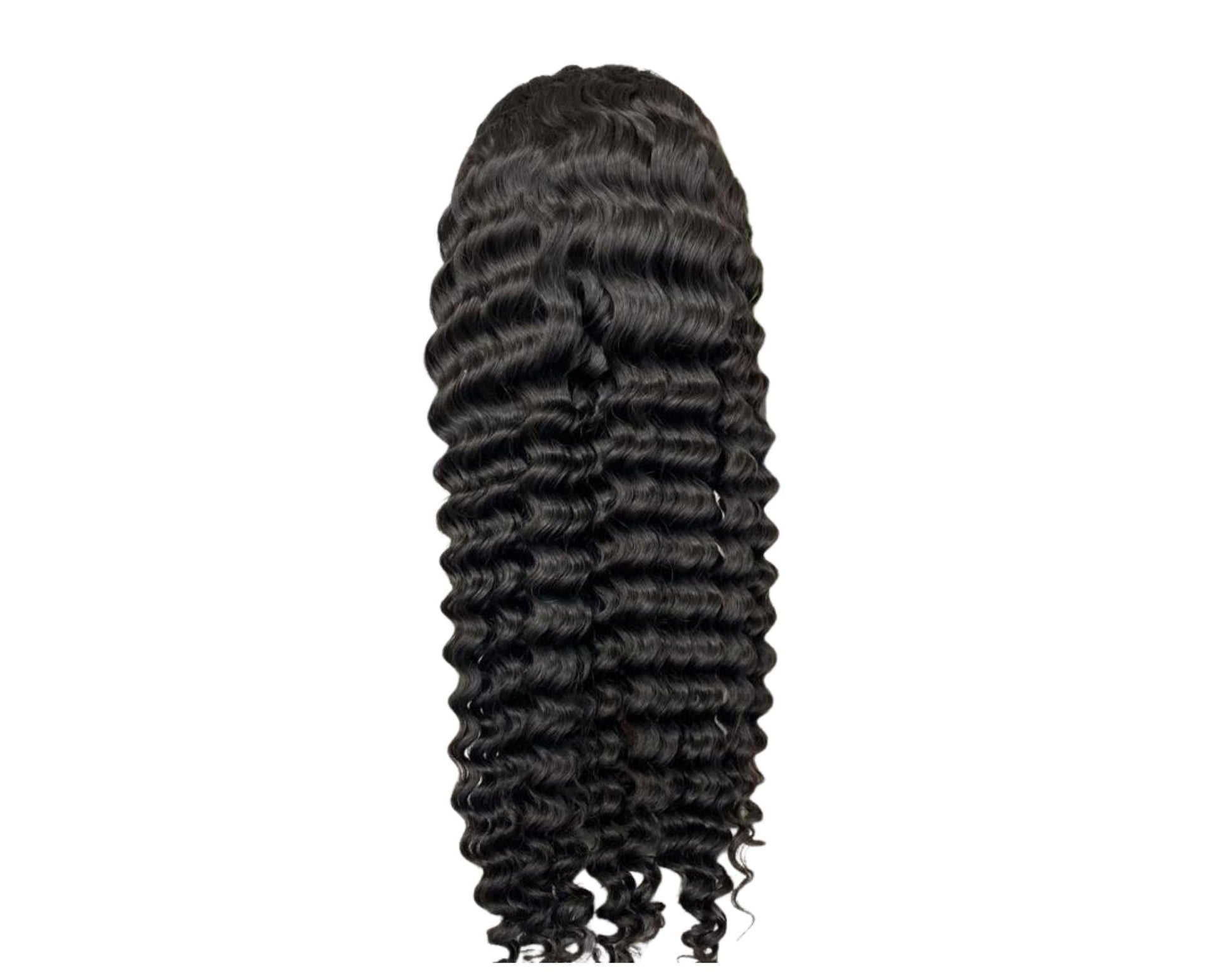 Headband Wig Loose Deep Wave Human Hair Scarf Wig No GLUE Easy Wear - GlamAura
