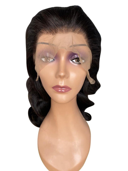 Loose Body Wave 13x6 Transparent Lace Frontal Brazilian Human Hair Wig - GlamAura
