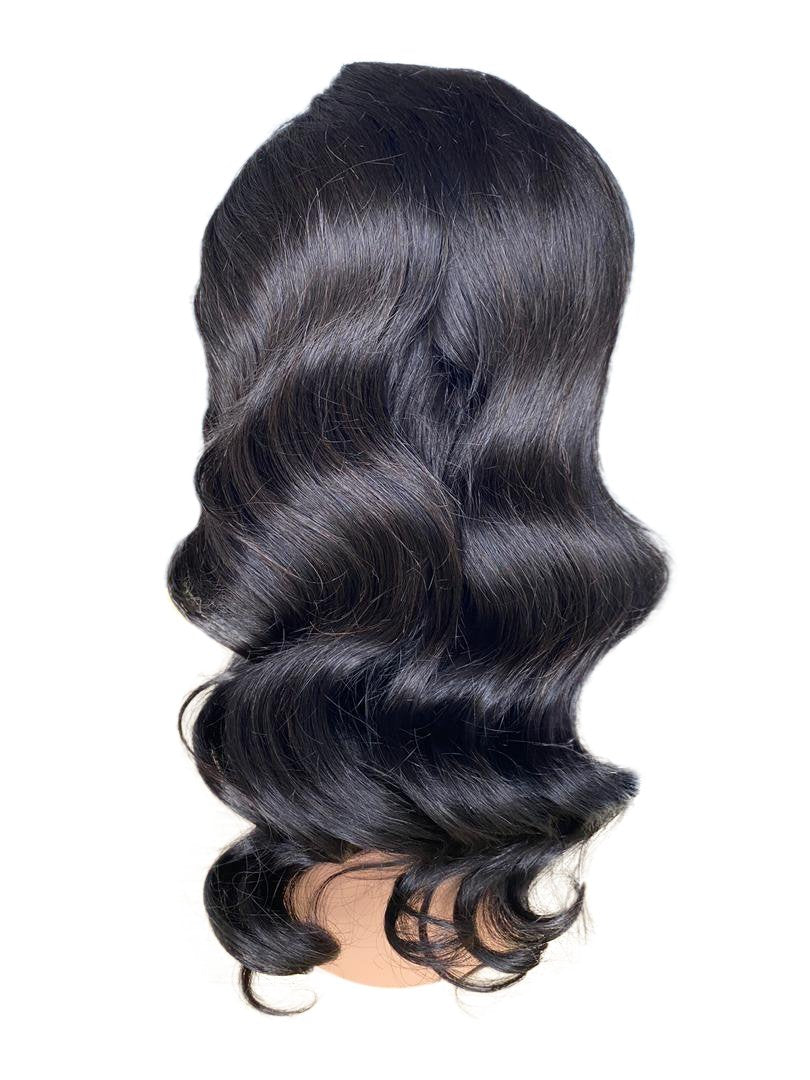 Loose Body Wave 13x6 Transparent Lace Frontal Brazilian Human Hair Wig - GlamAura