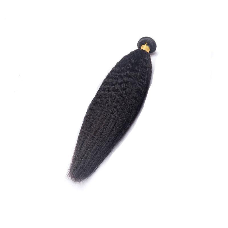 Wholesale 5/6/10/12 Bundles Brazilian Kinky Straight 10A Grade Human H - GlamAura
