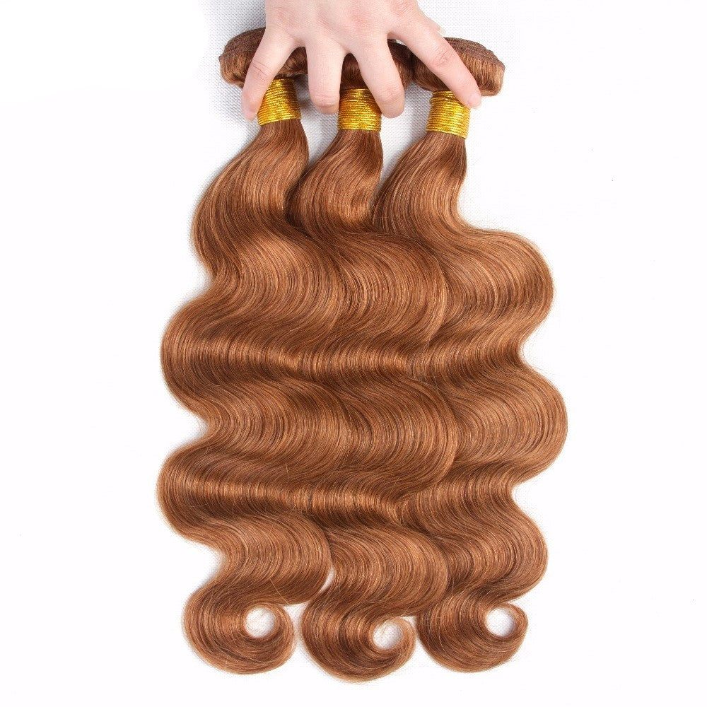 #30 Ombre 10A Grade Body Wave #1B/30 BUNDLES with 4x4 CLOSURES & 13x4 - GlamAura