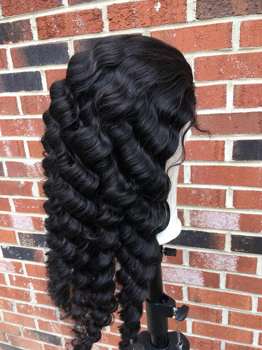 BeuMax 4x4 Loose Deep 5x5 Lace Closure 6x6 Human Hair Wigs - GlamAura