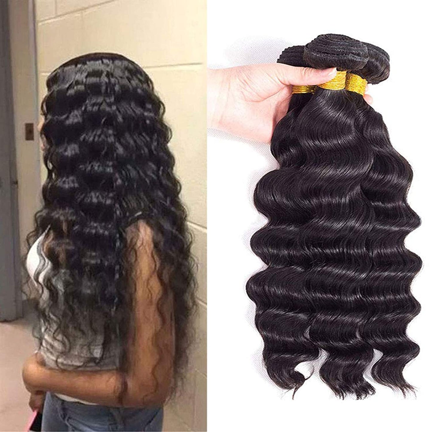 Wholesale 5/6/10/12 Bundles Brazilian Loose Body Wave 10A Grade Human - GlamAura