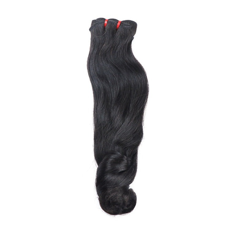 10A Grade Brazilian 3/4 Bundles U6 Bouncy Curl Human Hair bundles with - GlamAura