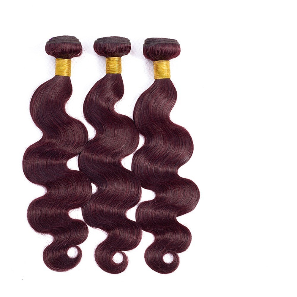 10A Grade #99J  Body Wave #1B/99j BUNDLES with 4x4 CLOSURES & 13x4 FRO - GlamAura