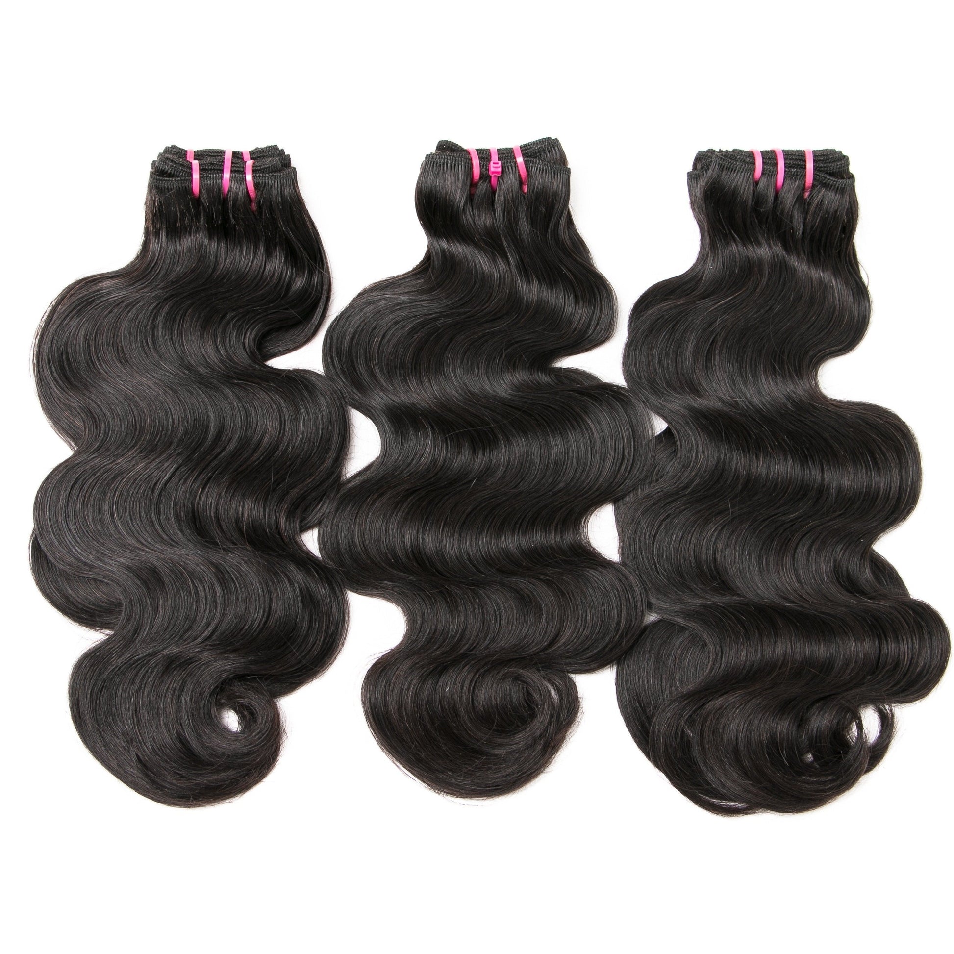 Beumax Double Drawn 12A Grade Body Wave BUNDLES with CLOSURES & - GlamAura