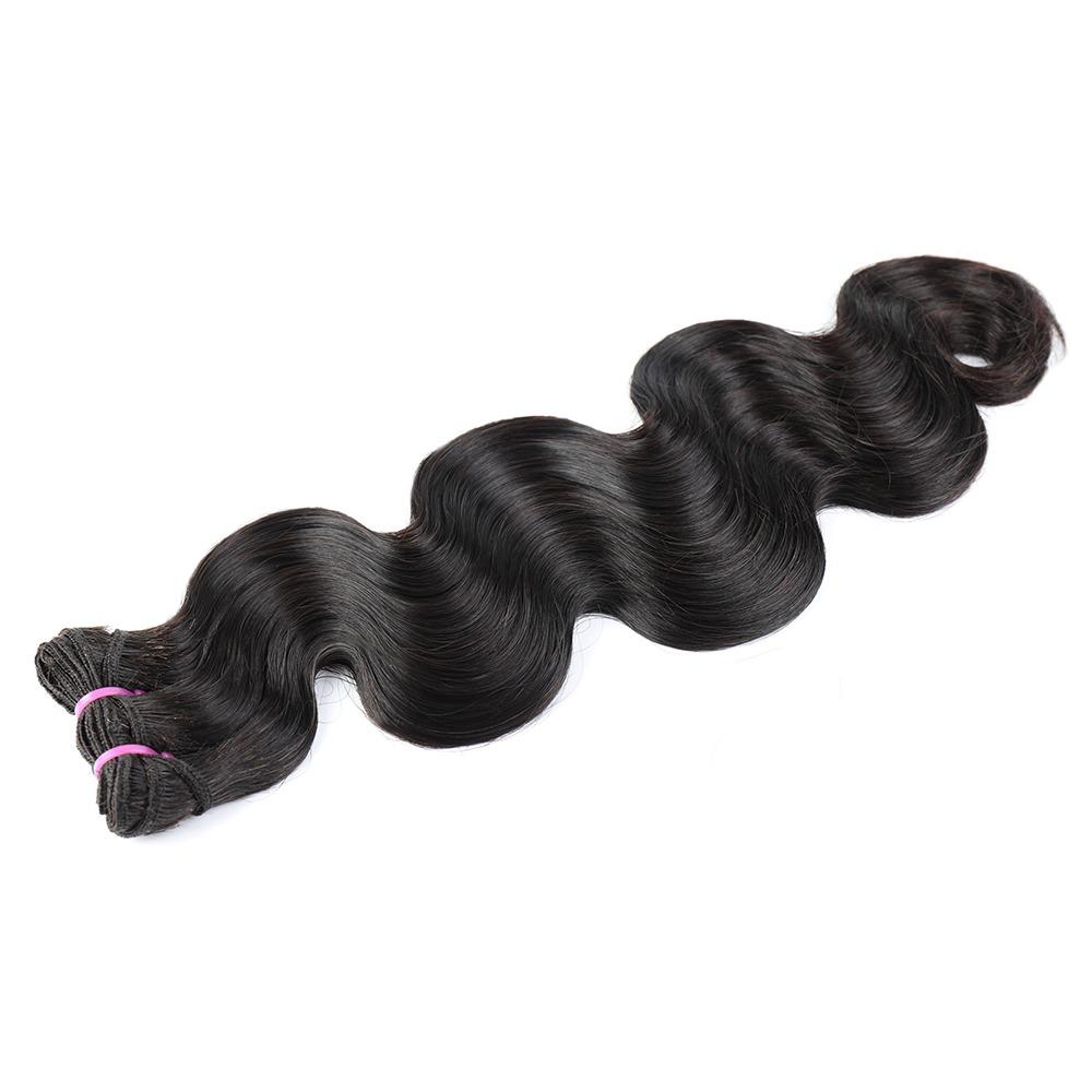 Beumax Double Drawn 12A Grade Body Wave BUNDLES with CLOSURES & - GlamAura