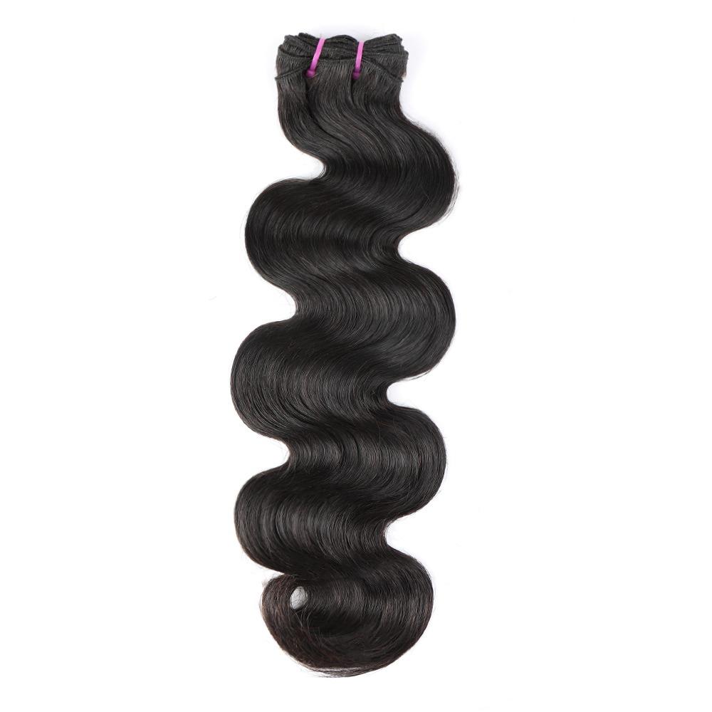 Beumax Double Drawn 12A Grade Body Wave BUNDLES with CLOSURES & - GlamAura