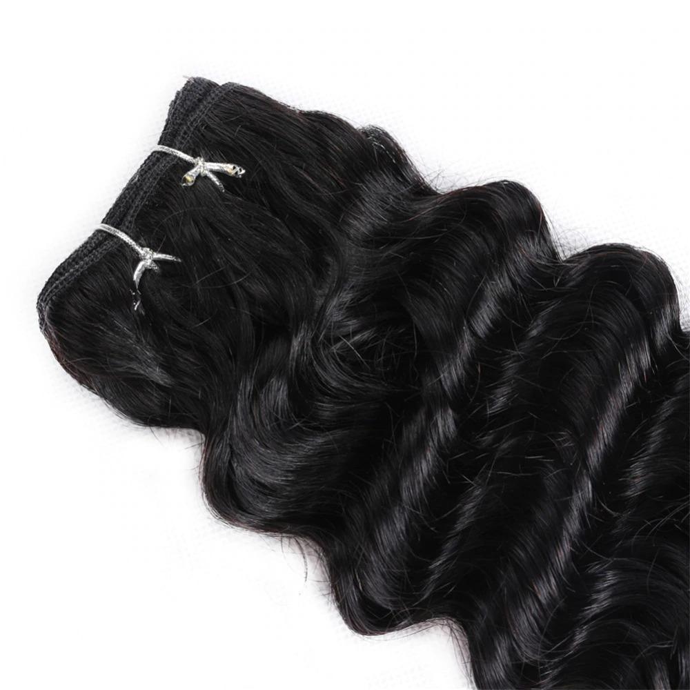 Beumax Double Drawn 12A Grade Deep Wave BUNDLES with CLOSURES & - GlamAura