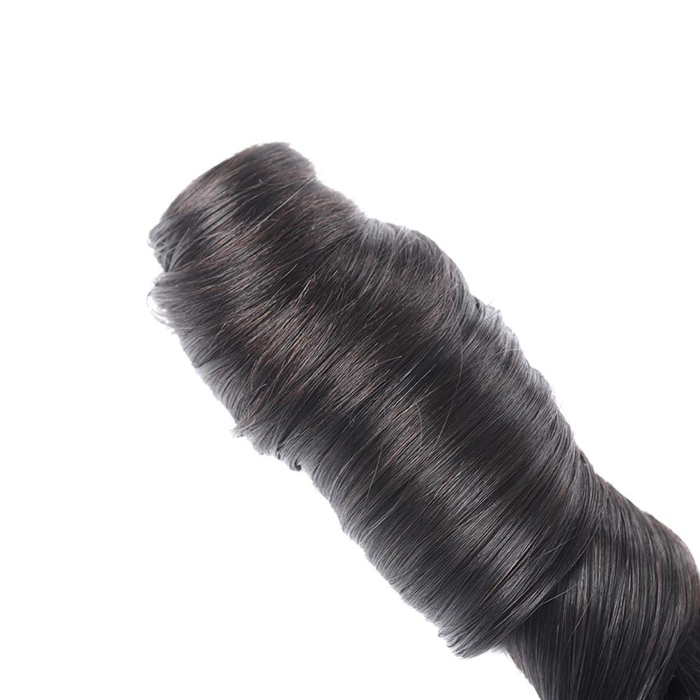 Super Double Drawn 12A Grade Romance Curl BUNDLES with CLOSURES & FRON - GlamAura