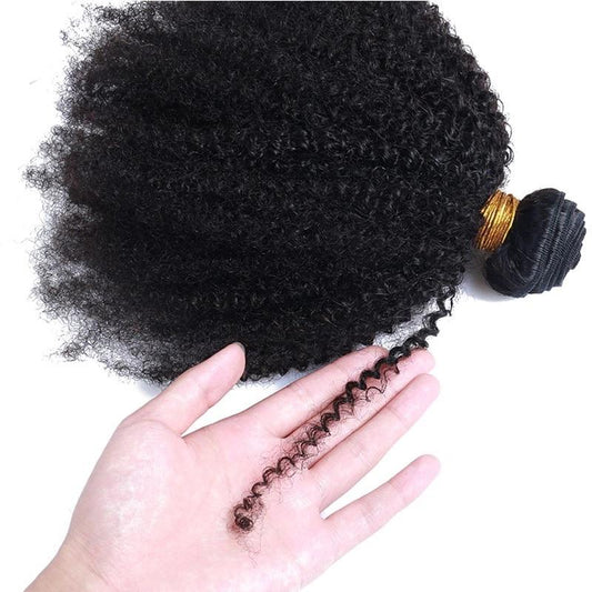 10A Grade 1/3/4 Afro Kinky Curly Vietnam Human Hair Extension Bundles - GlamAura