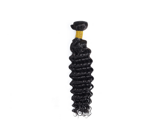 10A Grade 1/3/4 Deep Wave Brazilian Human Hair Bundles - GlamAura