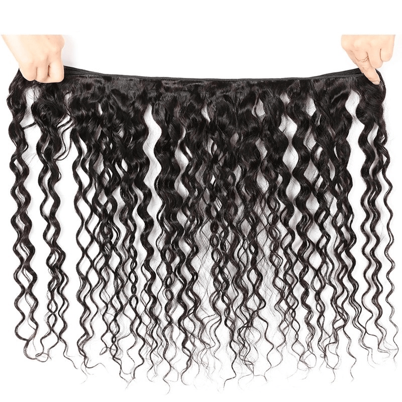 10A Grade 1/3/4 Deep Wave Brazilian Human Hair Bundles - GlamAura